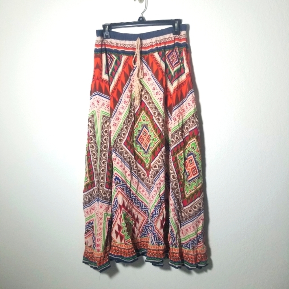 Bohemian Printed Skirt B6